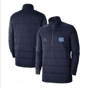 UNC Jordan Brand Quilted Half-Zip Jacket